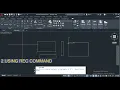 How to Use Rectangle command in AutoCAD 2021