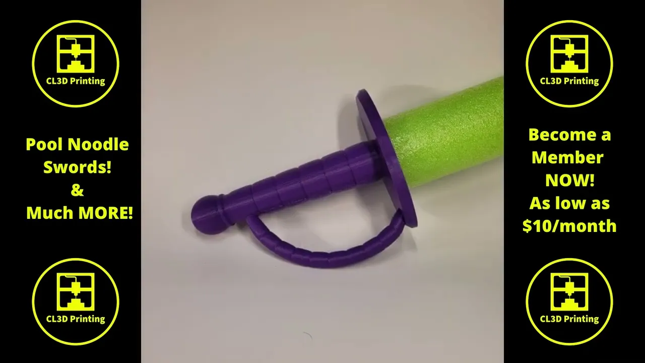 Pool Noodle Sword - Knurled Dagger