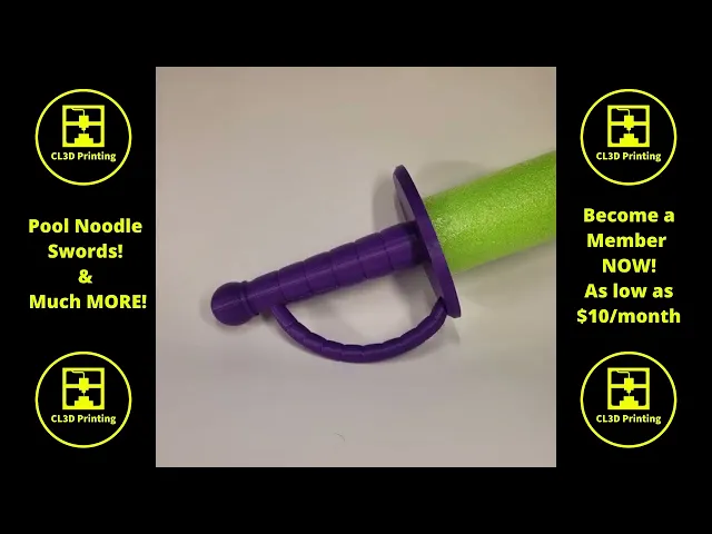 Pool Noodle Sword - Knurled Dagger video thumbnail