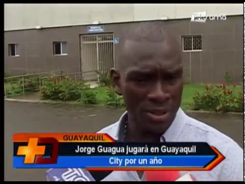 Jorge Guagua jugará en Guayaquil City por un año
