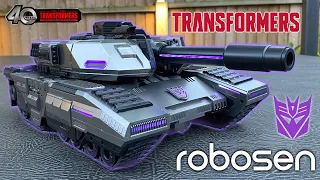 the worlds first auto converting decepticon robosen transformers megatron review
