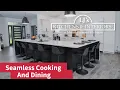 All-in-One Kitchen Island and Dining Table - LJ s Kitchens
