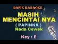 Download Lagu masih mencintainya (Karaoke) Papinka ,Nada cewek E