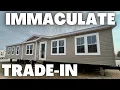 CLEANEST used mobile home I ve ever laid my eyes on Prefab House Tour