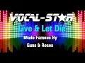 Download Lagu Guns n Roses - Live \u0026 Let Die | With Lyrics HD Vocal-Star Karaoke 4K