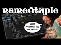 namedtuple splatting