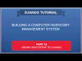 DJANGO - 12 ADDING BOOTSTRAP TO DJANGO