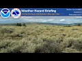 26 Hazard Briefing - Red Flag Warnings Wind Advisories in Effect Again Today