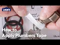How to Apply Plumbers Tape Guide