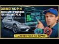 Correct R1234yf Refrigerant Pressures for Automotive AC Step-by-Step Guide with Simulator
