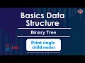 Print single child nodes Binary Tree In English Java - 14