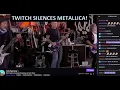 TWITCH play copyright free music over METALLICA'S live Blizzcon show to avoid DMCA! FOOTAGE INC!
