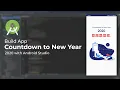 Build a Countdown to New Year 2020 App in Android Studio Using Countdown View Library