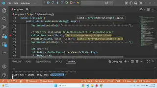 Java Collections Class Methods sort binarySearch fill