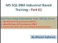 01 Real Time Interview Question on Performance Tuning in MS SQL DBA Issue Part-01