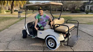GOLF CART VS PVC DRIFT CART