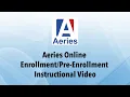 English Aeries Online Enrollment Instructional