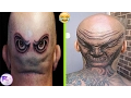 Most Hilarious Bald Head Tattoos