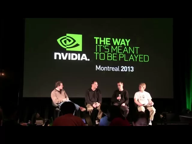 John Carmack, Tim Sweeney and Johan Andersson Panel  - NVIDIA Tech Day 2