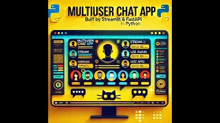 Multiuser Chat App Developed with Streamlit and FastAPI in Python