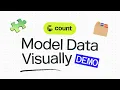 Count Demo Data Modeling with SQL DBT on a Canvas