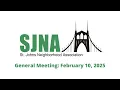SJNA General Meeting February 10 2025
