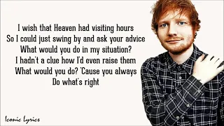 Download Visiting Hours - Ed Sheeran (Lyrics) MP3