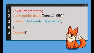 C 05 - Arithmetic Operations