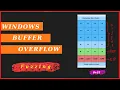 Fuzzing the vulnserver Buffer Overflow Vulnserver Cyb3r H4ckz