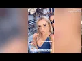 Tammy Hembrow flaunts her cleavage in a plunging denim bustier - Tedik TV