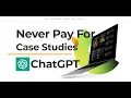 ChatGPT Case Studies A Game Changer