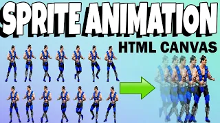 Sprite Animation HTML Canvas - Turn Sprite Sheet into Animation