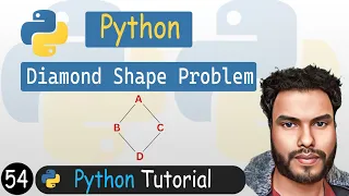 54 - Diamond Shape Problem in Python Multiple Inheritance