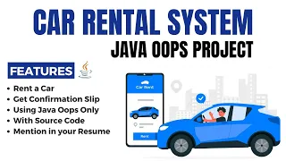 Java OOPs Project - Java Car Rental System Project OOP Concepts Implementation
