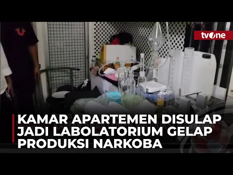 Ruang Apartemen di Cipinang Disulap Menjadi Tempat Produksi Narkoba