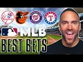 Yankees vs Orioles Nationals vs Rangers MLB Best Bets Today