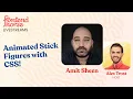 Animated Stick Figures with CSS w Amit Sheen