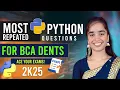 Most Asked Important Questions on Python programming Crack Exams Easily