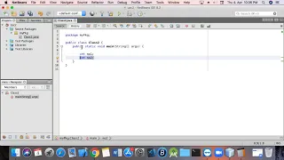 Basic Java tutorial in Lecture 2 int variables