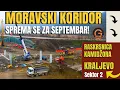Lagu Moravski koridor - Veliki radovi kod Kamidžore