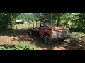 Old Skool Ford Truck Action Log Loading