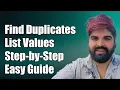 How to Find and List Duplicate Values in a Database Table A Step-by-Step Guide