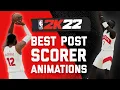 2K22 BEST Animations for Post Scorers Best Post Fade Animations