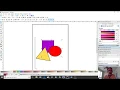 Inkscape for beginners using shapes and colors Pt 2