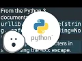 How can I percent-encode URL parameters in Python