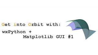 wxPython Matplotlib GUI