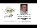 Funeral Service Kenneth Ken Harder