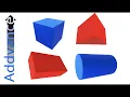 Nets and Surface Areas of 3D Shapes GCSE Addvance Maths