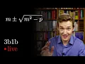 The simpler quadratic formula Ep 1 Lockdown live math