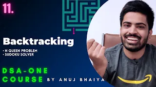 Backtracking N-Queen Problem Sudoku Solver Java and C Anuj Bhaiya DSAOne Course